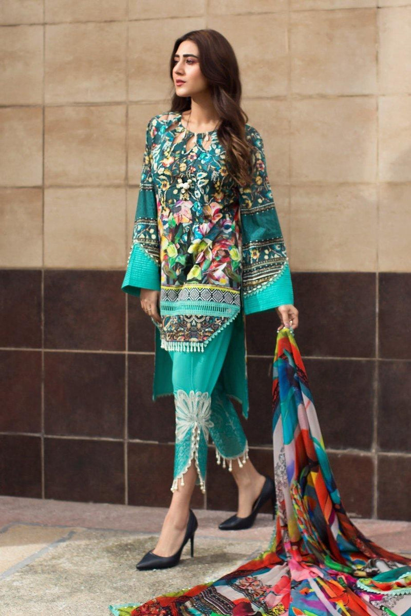 Rs 2350 Raabi lawn printed 2pc main image 1